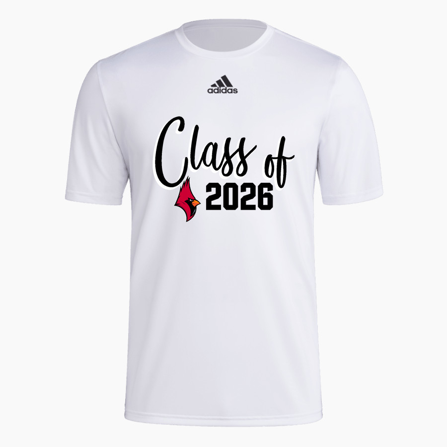 SHAW HIGH SCHOOL CARDINALS adidas Men's Short-Sleeve Pre-Game Badge of Sport Tee