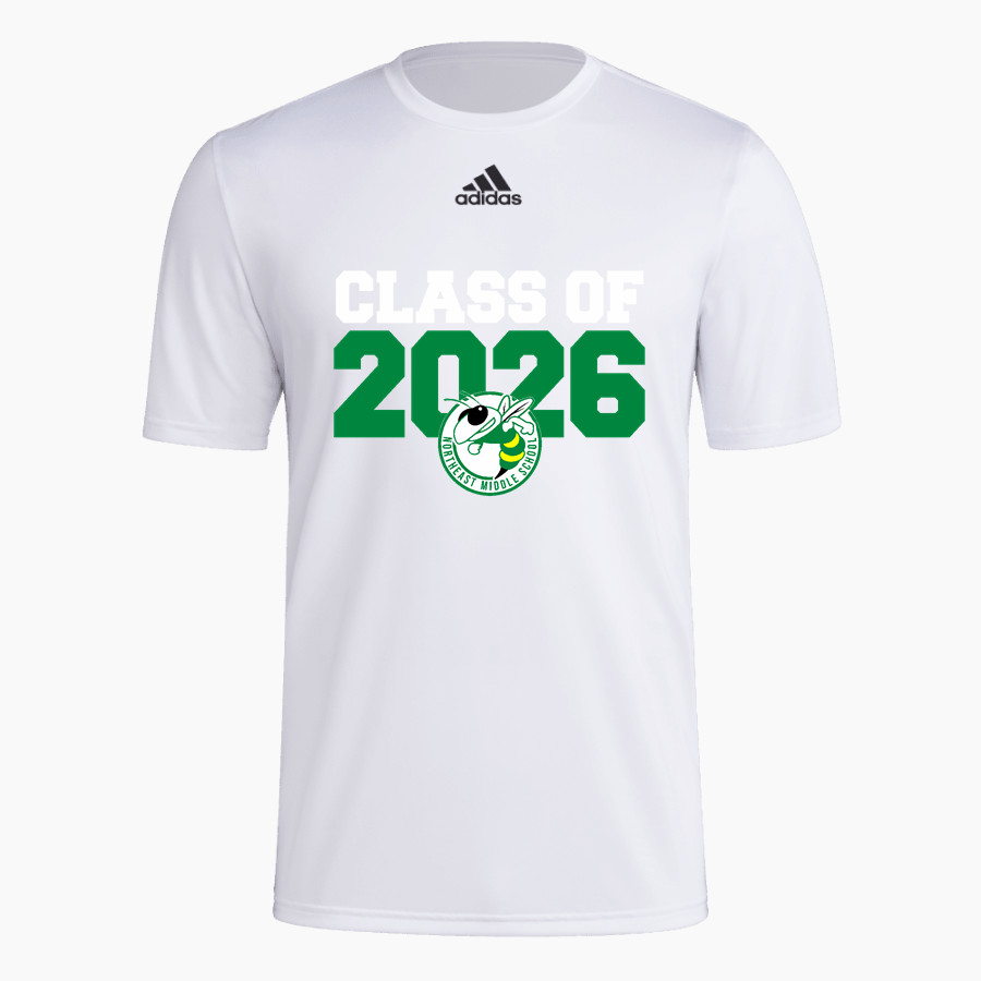 Northeast Hornets <span class="pdp-name-mascot">Northeast Hornets</span> adidas Men's Pre-Game Badge of Sport Short Sleeve Tee