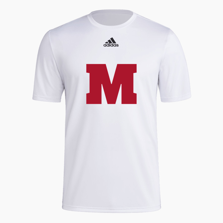 Milford Eagles <span class="pdp-name-mascot">Milford Eagles</span> adidas Men's Pre-Game Badge of Sport Short Sleeve Tee