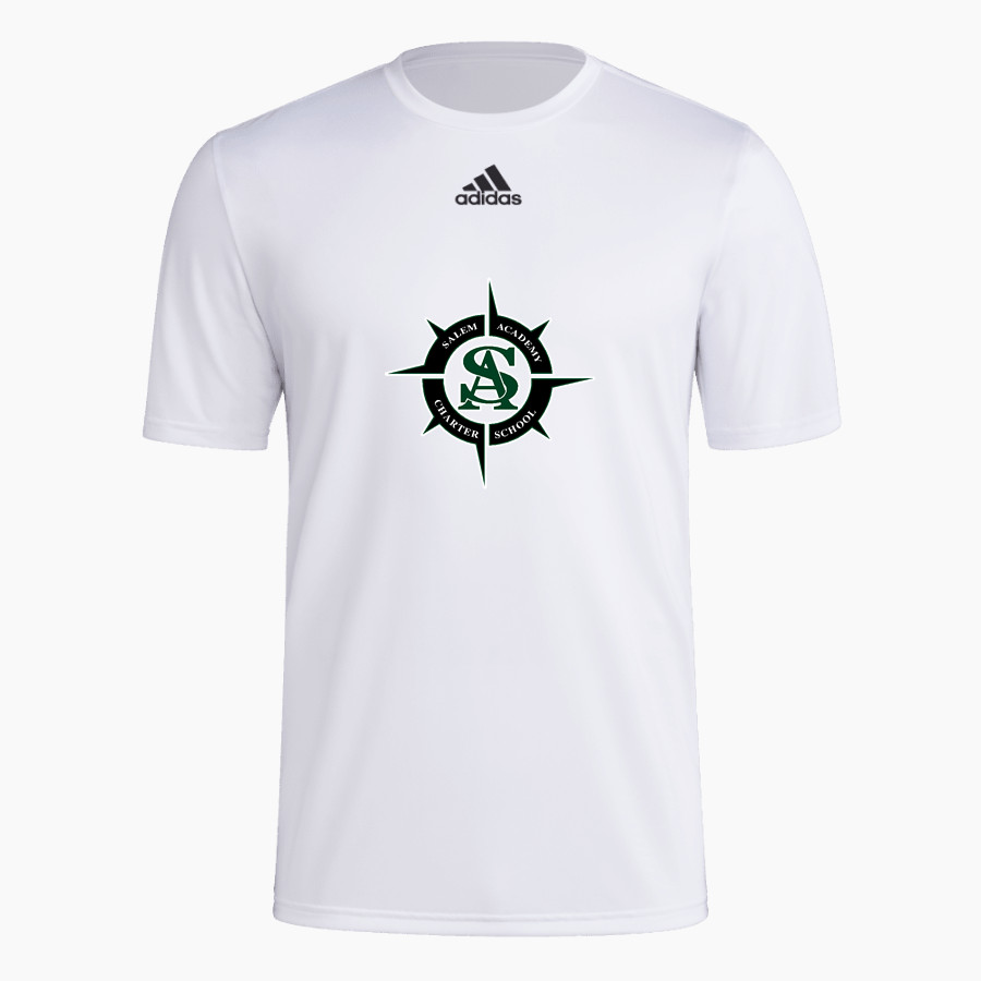 SALEM ACADEMY Navigators <span class="pdp-name-mascot">SALEM ACADEMY Navigators</span> adidas Men's Pre-Game Badge of Sport Short Sleeve Tee