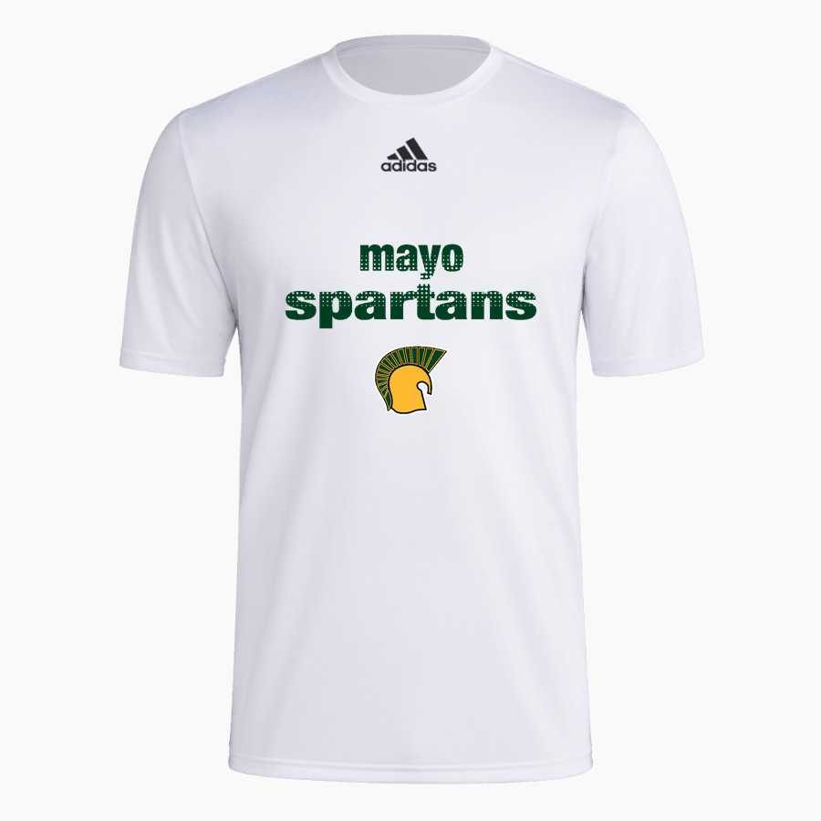 Mayo Spartans <span class="pdp-name-mascot">Mayo Spartans</span> adidas Men's Pre-Game Badge of Sport Short Sleeve Tee