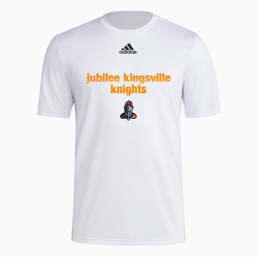 Jubilee Kingsville Knights <span class="pdp-name-mascot">Jubilee Kingsville Knights</span> adidas Men's Short-Sleeve Pre-Game Badge of Sport Tee