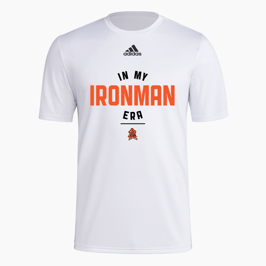 MANCELONA HIGH SCHOOL IRONMEN <span class="pdp-name-mascot">MANCELONA IRONMEN</span> adidas Men's Pre-Game Badge of Sport Short Sleeve Tee