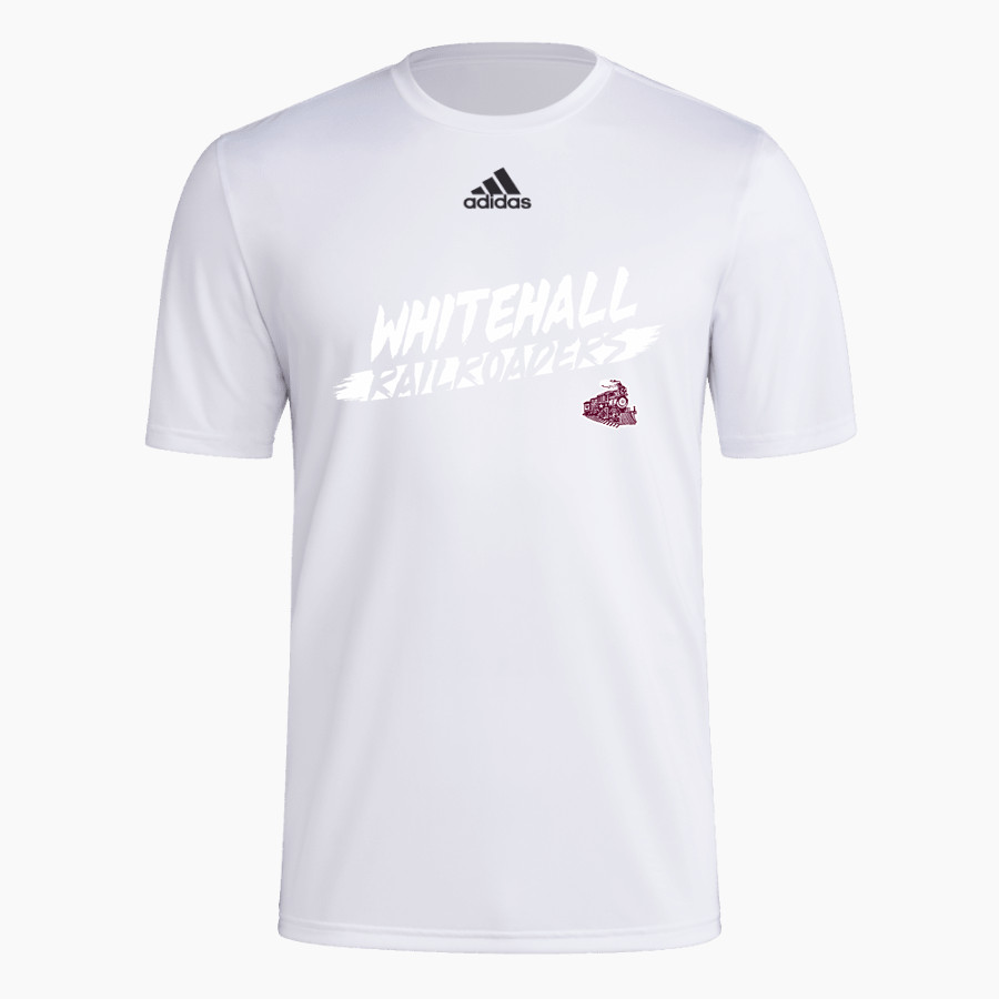 Whitehall Railroaders <span class="pdp-name-mascot">Whitehall Railroaders</span> adidas Men's Short-Sleeve Pre-Game Badge of Sport Tee