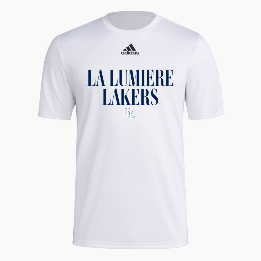 La Lumiere School Lakers Online Store adidas Men's Short-Sleeve Pre-Game Badge of Sport Tee