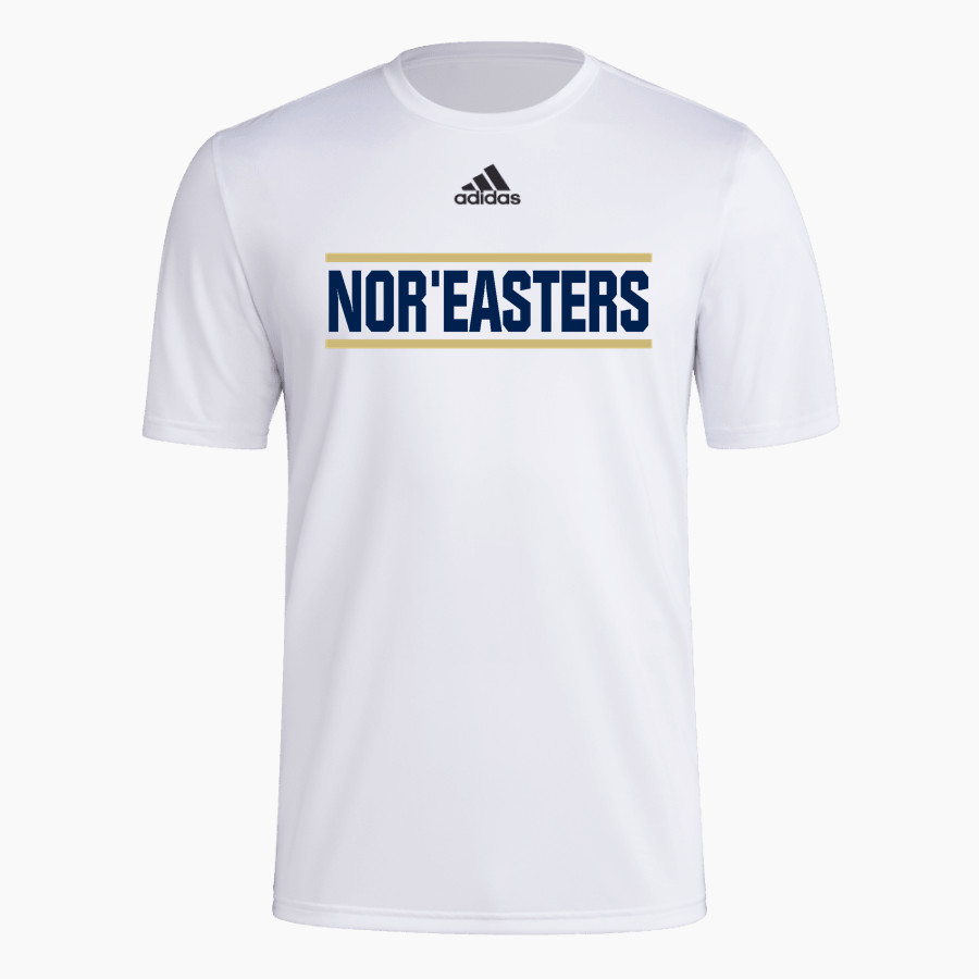 NEWINGTON HIGH SCHOOL NOR'EASTERS <span class="pdp-name-mascot">NEWINGTON INDIANS</span> adidas Men's Pre-Game Badge of Sport Short Sleeve Tee