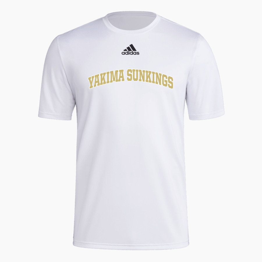 Yakima Sunkings Sunkings adidas Men's Short-Sleeve Pre-Game Badge of Sport Tee