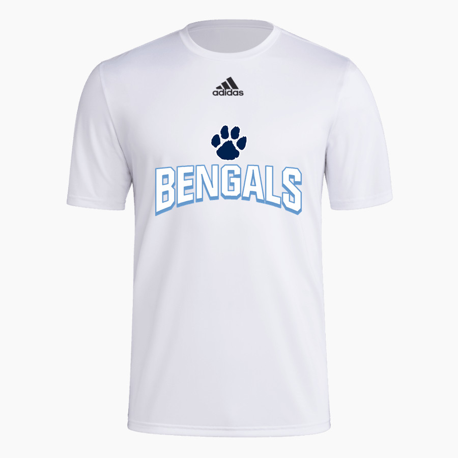 Blaine Bengals <span class="pdp-name-mascot">Blaine Bengals</span> adidas Men's Short-Sleeve Pre-Game Badge of Sport Tee