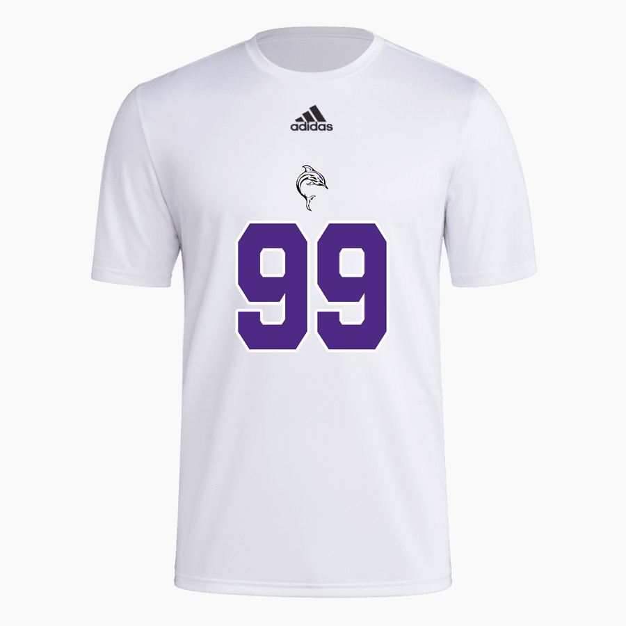 Bergman Dolphins adidas Men's Short-Sleeve Pre-Game Badge of Sport Tee