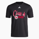 WAKEFIELD HIGH SCHOOL WARRIORS <span class="pdp-name-mascot">WAKEFIELD WARRIORS</span> adidas Men's Short-Sleeve Pre-Game Badge of Sport Tee Front Thumbnail