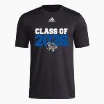 Woodburn Bulldogs <span class="pdp-name-mascot">Woodburn Bulldogs</span> adidas Men's Pre-Game Badge of Sport Short Sleeve Tee Front Thumbnail