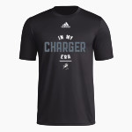 UNION CITY HIGH SCHOOL CHARGERS <span class="pdp-name-mascot">UNION CITY CHARGERS</span> adidas Men's Pre-Game Badge of Sport Short Sleeve Tee Front Thumbnail