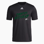 Fuentes Eagles adidas Men's Short-Sleeve Pre-Game Badge of Sport Tee Front Thumbnail