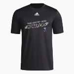 THOMAS MORE PREP-MARIAN HIGH SCHOOL MONARCHS <span class="pdp-name-mascot">THOMAS MORE PREP - MARIAN MONARCHS</span> adidas Men's Pre-Game Badge of Sport Short Sleeve Tee Front Thumbnail