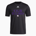 BEMENT MIDDLE SCHOOL BULLDOGS <span class="pdp-name-mascot">BEMENT BULLDOGS</span> adidas Men's Pre-Game Badge of Sport Short Sleeve Tee Front Thumbnail