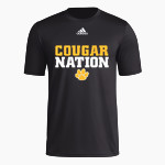 CULBRETH Cougars adidas Men's Short-Sleeve Pre-Game Badge of Sport Tee Front Thumbnail