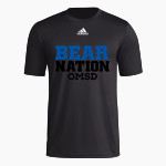 Ozark Mountain Bears <span class="pdp-name-mascot">Ozark Mountain Bears</span> adidas Men's Pre-Game Badge of Sport Short Sleeve Tee Front Thumbnail