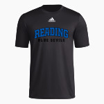 READING SENIOR HIGH SCHOOL BLUE DEVILS <span class="pdp-name-mascot">READING BLUE DEVILS</span> adidas Men's Pre-Game Badge of Sport Short Sleeve Tee Front Thumbnail