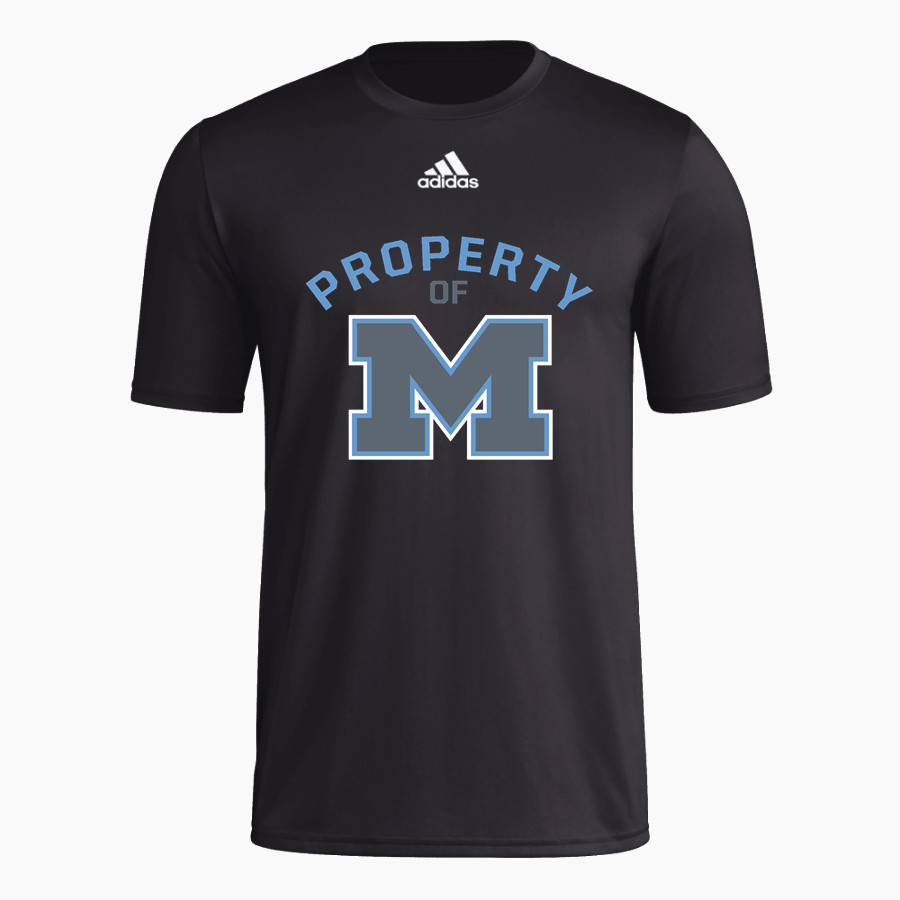 Mahwah Thunderbirds <span class="pdp-name-mascot">Mahwah Thunderbirds</span> adidas Men's Pre-Game Badge of Sport Short Sleeve Tee
