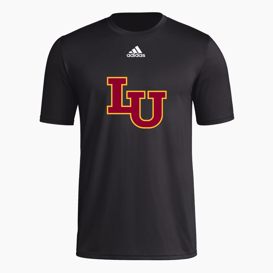 Lincoln Oaks <span class="pdp-name-mascot">Lincoln University Oaks</span> adidas Men's Short-Sleeve Pre-Game Badge of Sport Tee
