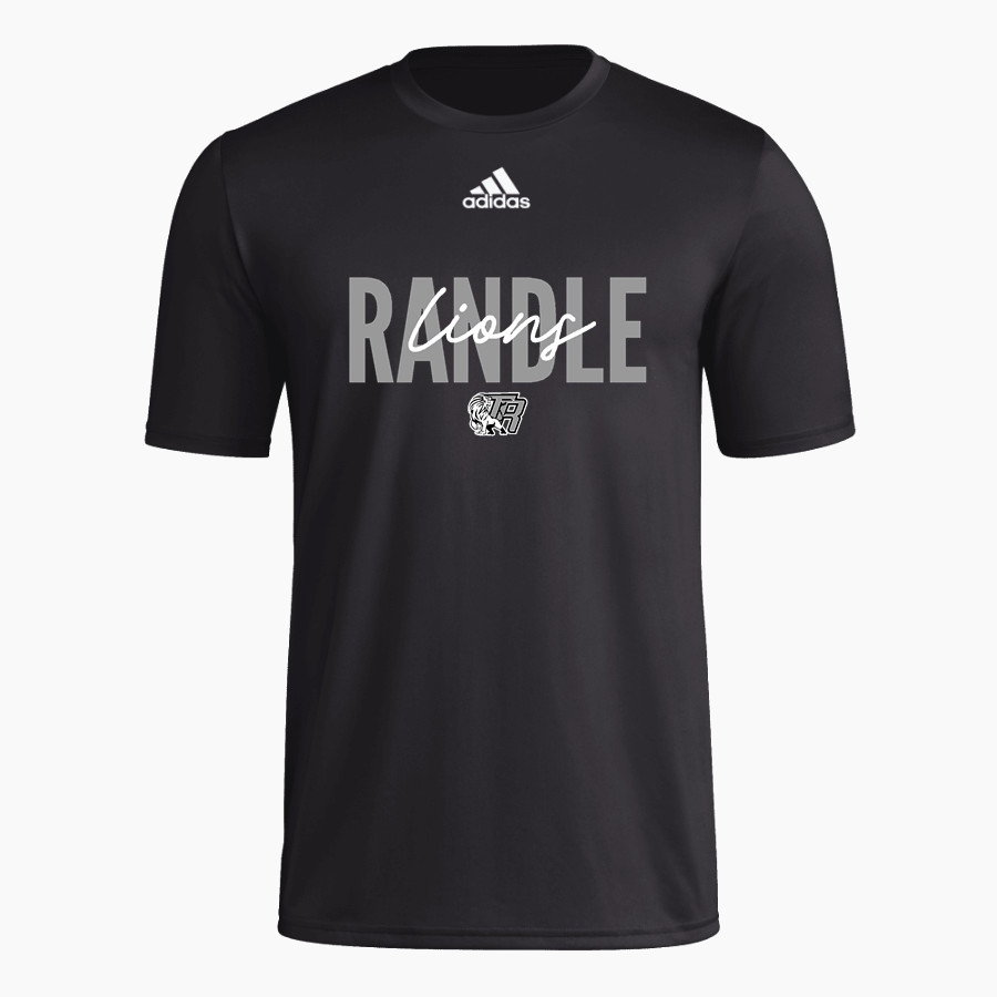 Dr. Thomas Randle Lions <span class="pdp-name-mascot">Thomas Randle HS Lions</span> adidas Men's Short-Sleeve Pre-Game Badge of Sport Tee