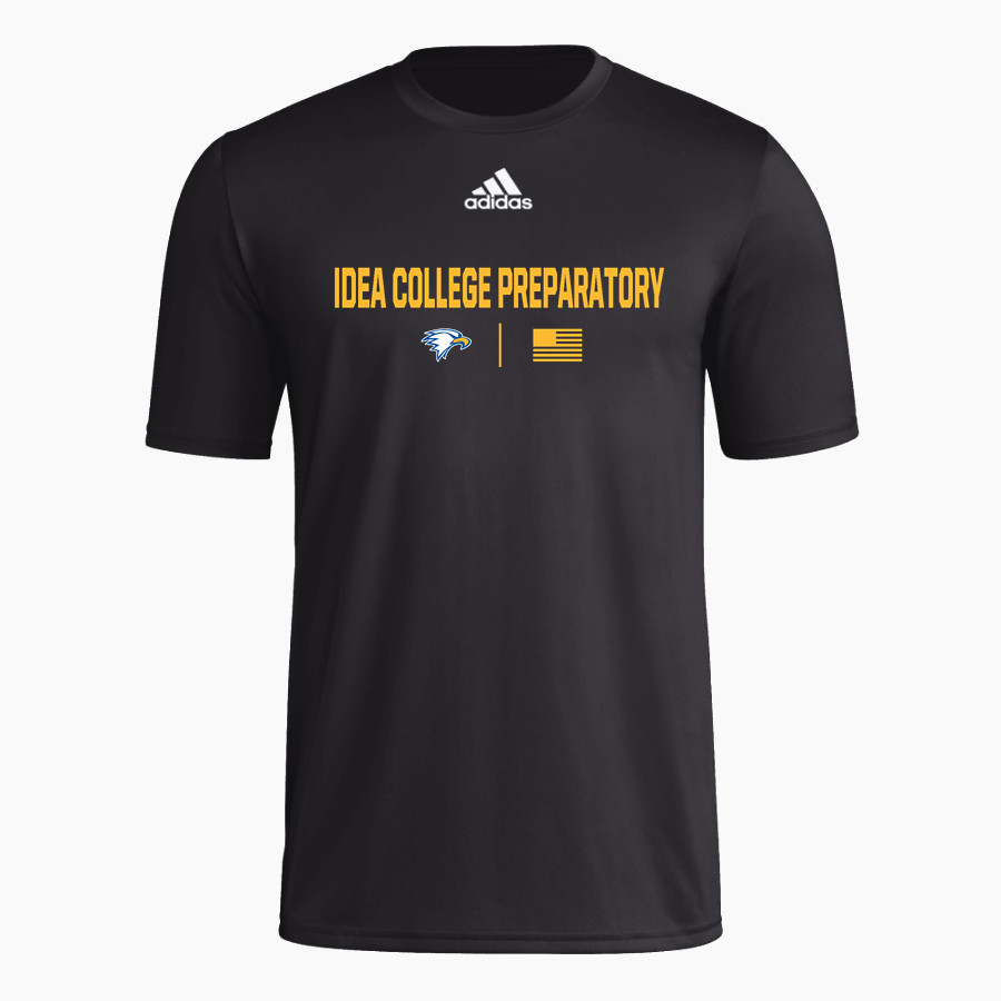 IDEA COLLEGE PREPARATORY - EDINBURG Eagles <span class="pdp-name-mascot">IDEA College Preparatory Eagles</span> adidas Men's Pre-Game Badge of Sport Short Sleeve Tee