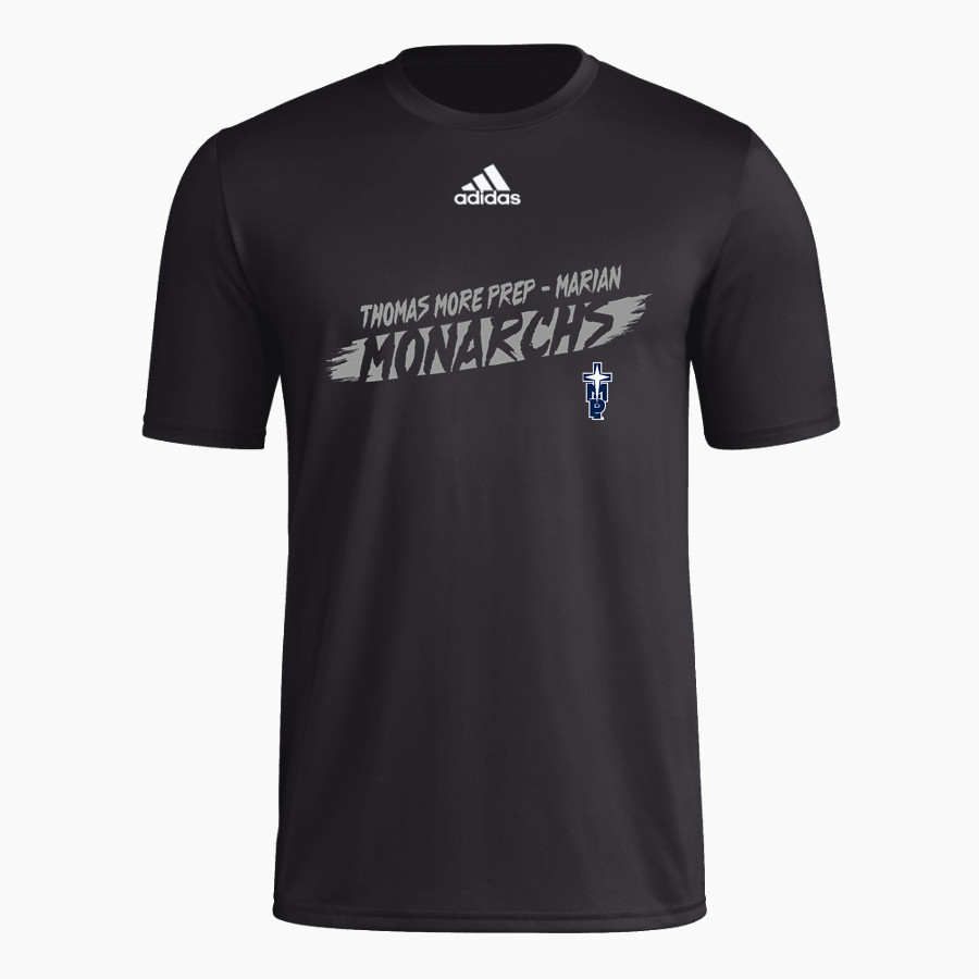 THOMAS MORE PREP-MARIAN HIGH SCHOOL MONARCHS <span class="pdp-name-mascot">THOMAS MORE PREP - MARIAN MONARCHS</span> adidas Men's Pre-Game Badge of Sport Short Sleeve Tee