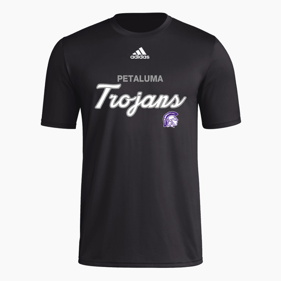 Petaluma Trojans <span class="pdp-name-mascot">Petaluma Trojans</span> adidas Men's Short-Sleeve Pre-Game Badge of Sport Tee