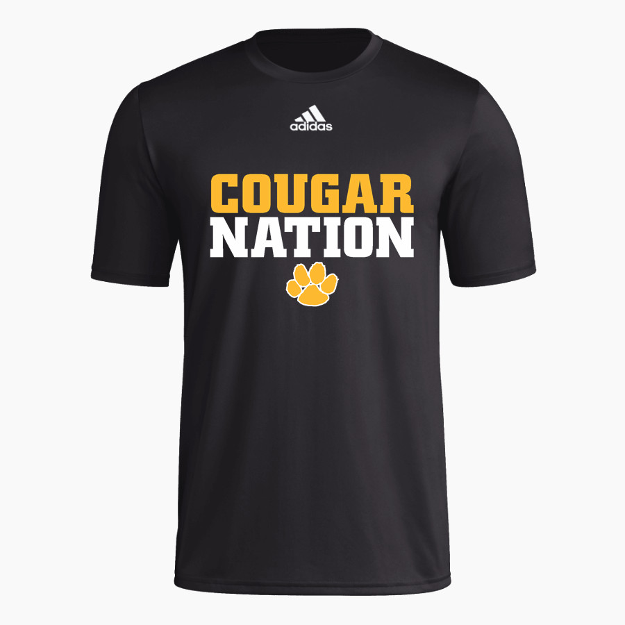CULBRETH Cougars adidas Men's Short-Sleeve Pre-Game Badge of Sport Tee