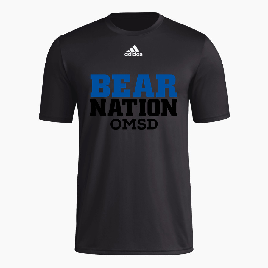 Ozark Mountain Bears <span class="pdp-name-mascot">Ozark Mountain Bears</span> adidas Men's Pre-Game Badge of Sport Short Sleeve Tee