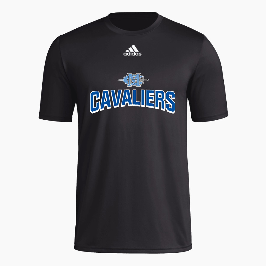 MONTCLAIR HIGH SCHOOL CAVALIERS <span class="pdp-name-mascot">MONTCLAIR CAVALIERS</span> adidas Men's Pre-Game Badge of Sport Short Sleeve Tee