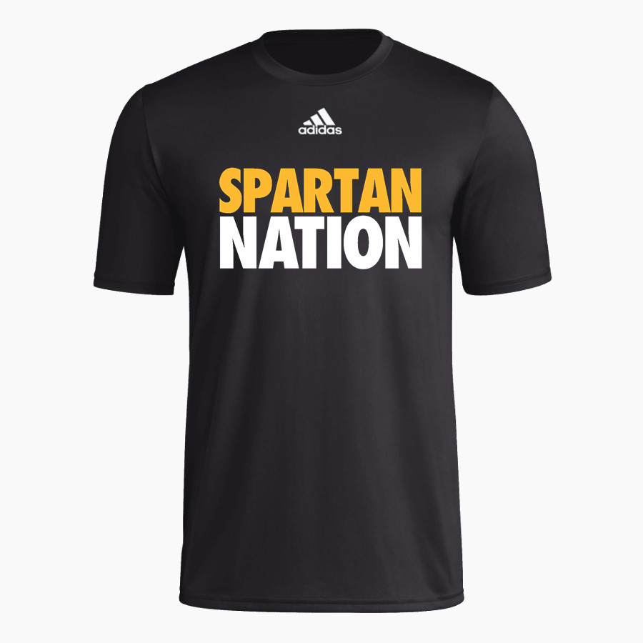 MASON CO CENTRAL HIGH SCHOOL SPARTANS adidas Men's Short-Sleeve Pre-Game Badge of Sport Tee