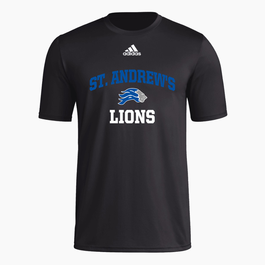 St. Andrew's Lions <span class="pdp-name-mascot">St. Andrew's School Lions</span> adidas Men's Pre-Game Badge of Sport Short Sleeve Tee