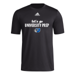 University Prep Cobras <span class="pdp-name-mascot">University Prep Cobras</span> adidas Men's Pre-Game Badge of Sport Short Sleeve Tee Front Thumbnail