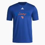 NEWTON SOUTH HIGH SCHOOL LIONS <span class="pdp-name-mascot">NEWTON SOUTH LIONS</span> adidas Men's Short-Sleeve Pre-Game Badge of Sport Tee Front Thumbnail