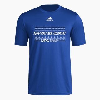 adidas Men's Short-Sleeve Pre-Game Badge of Sport Tee