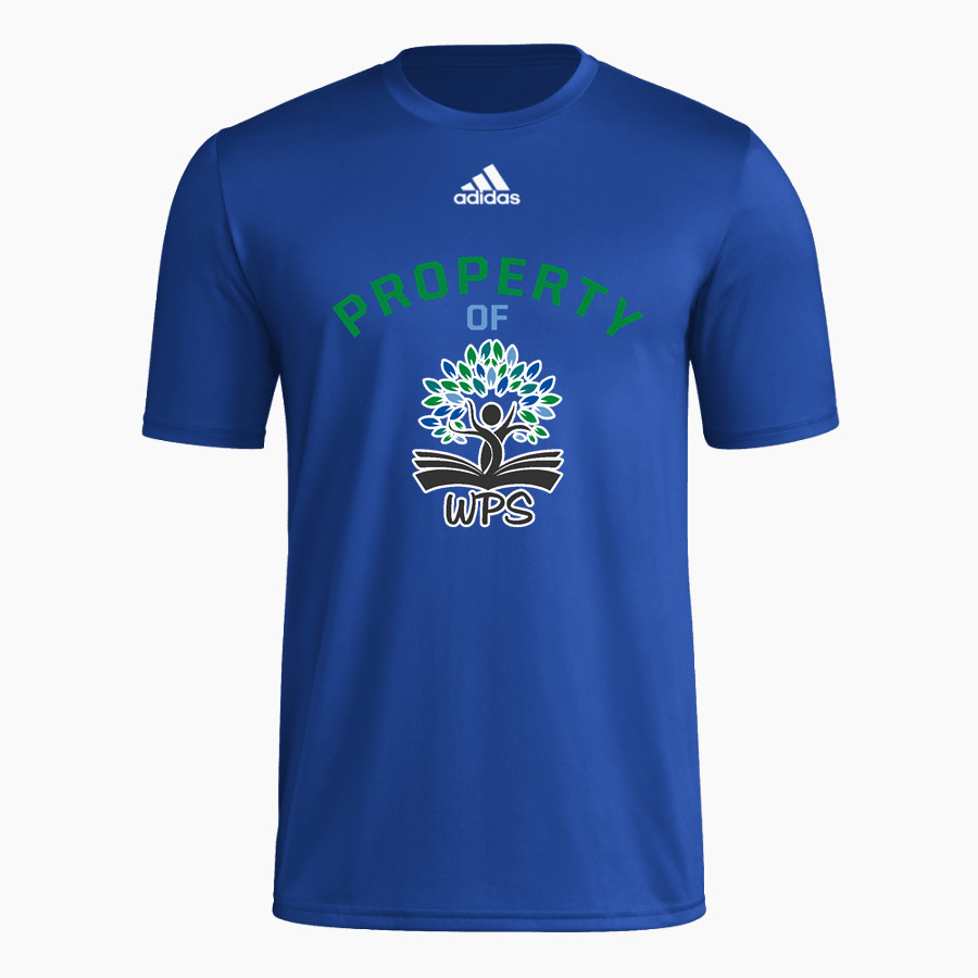Winchester Public Schools Winchester <span class="pdp-name-mascot">Winchester Public Schools</span> adidas Men's Pre-Game Badge of Sport Short Sleeve Tee