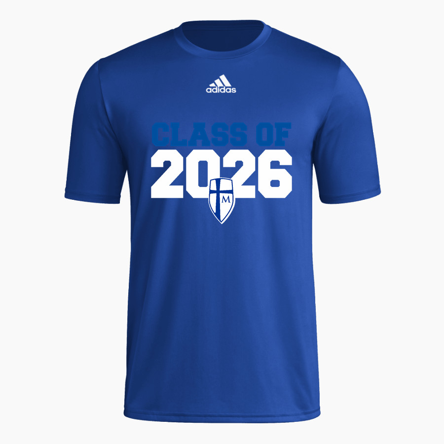 Marian Knights <span class="pdp-name-mascot">Marian High School Knights</span> adidas Men's Pre-Game Badge of Sport Short Sleeve Tee