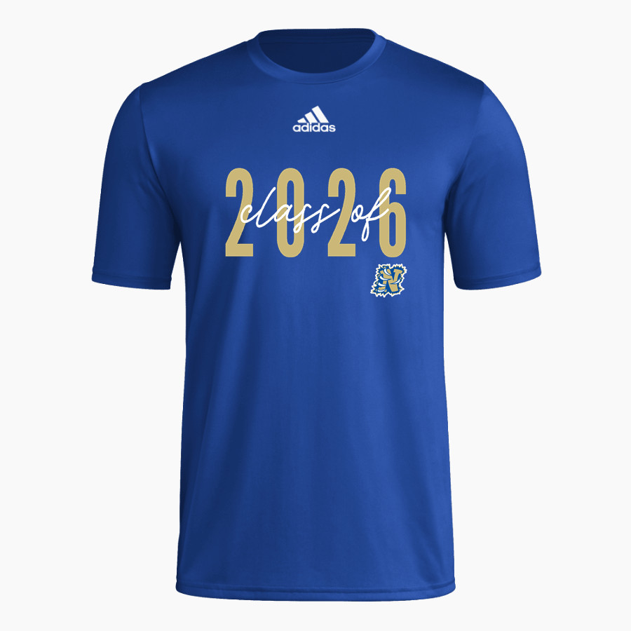 NOBLE HIGH SCHOOL BEARS <span class="pdp-name-mascot">NOBLE BEARS</span> adidas Men's Short-Sleeve Pre-Game Badge of Sport Tee