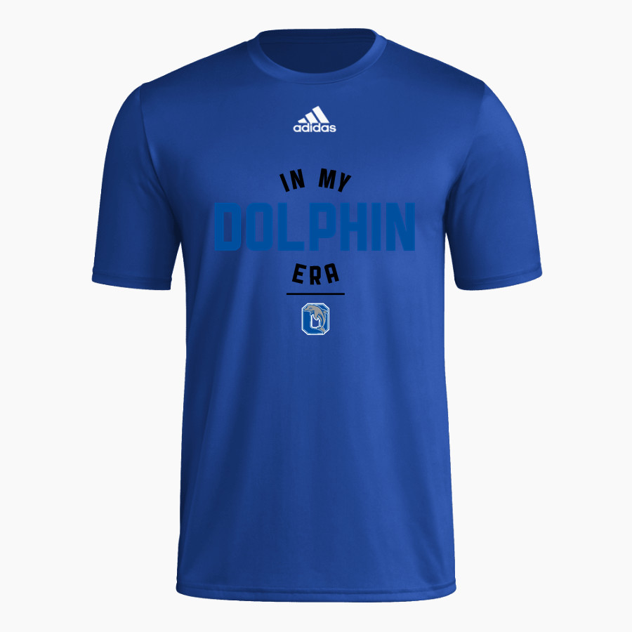 OCRACOKE SCHOOL DOLPHINS <span class="pdp-name-mascot">OCRACOKE DOLPHINS</span> adidas Men's Pre-Game Badge of Sport Short Sleeve Tee