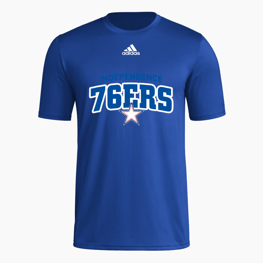INDEPENDENCE HIGH SCHOOL 76ERS <span class="pdp-name-mascot">INDEPENDENCE 76ERS</span> adidas Men's Short-Sleeve Pre-Game Badge of Sport Tee