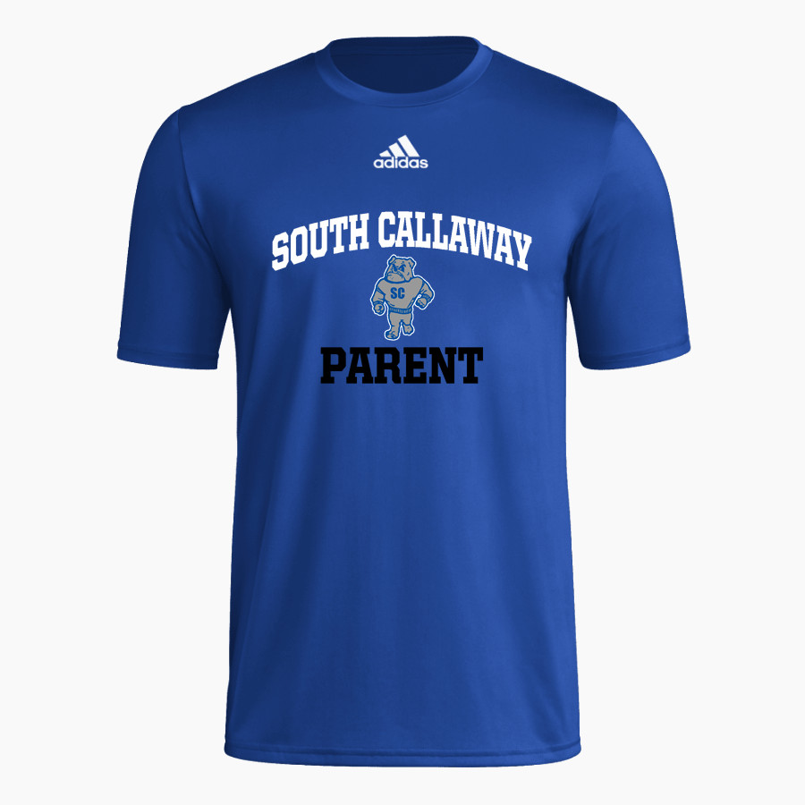 SOUTH CALLAWAY HIGH SCHOOL BULLDOGS <span class="pdp-name-mascot">SOUTH CALLAWAY BULLDOGS</span> adidas Men's Pre-Game Badge of Sport Short Sleeve Tee