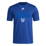 Wisconsin Lutheran Vikings <span class="pdp-name-mascot">Wisconsin Lutheran Vikings</span> adidas Men's Pre-Game Badge of Sport Short Sleeve Tee Front Thumbnail