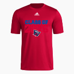 RIVERSIDE HIGH SCHOOL VIKINGS adidas Men's Short-Sleeve Pre-Game Badge of Sport Tee Front Thumbnail