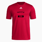 Shaker Heights Schools <span class="pdp-name-mascot">Shaker Heights</span> adidas Men's Short-Sleeve Pre-Game Badge of Sport Tee Front Thumbnail