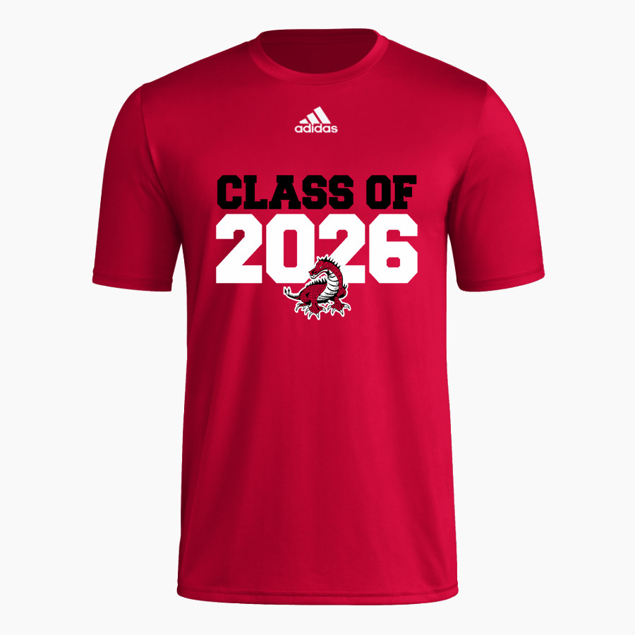 PENDER HIGH SCHOOL PENDRAGONS <span class="pdp-name-mascot">PENDER PENDRAGONS</span> adidas Men's Short-Sleeve Pre-Game Badge of Sport Tee