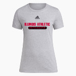 Illinois Athletic Director Association <span class="pdp-name-mascot">Illinois Athletic Director Association</span> adidas Women's Short-Sleeve Pre-Game Badge of Sport Tee Front Thumbnail