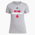 Anchor Bay Tars Tars <span class="pdp-name-mascot">Anchor Bay Tars</span> adidas Women's Short-Sleeve Pre-Game Badge of Sport Tee Front Thumbnail