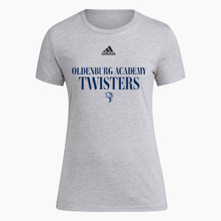adidas Women's Short-Sleeve Pre-Game Badge of Sport Tee