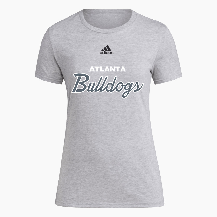 ATLANTA HIGH SCHOOL BULLDOGS <span class="pdp-name-mascot">ATLANTA BULLDOGS</span> adidas Women's Short-Sleeve Pre-Game Badge of Sport Tee